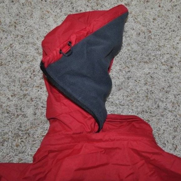 Mens Winter Jacket Hemisphere Red M Wind Water Resistant Down Alt Fill Hooded - Picture 11 of 11